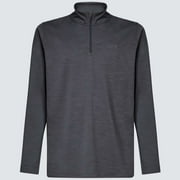 NEW Mens 2023 Oakley Gravity Range Golf Pullover 1/4 Zip Shirt Blackout Heather 2XL
